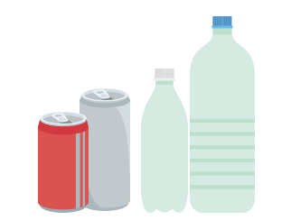 アルミ/スチール缶・ペットボトル